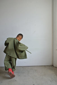 STONE WASHED KIMONO