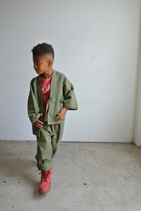 STONE WASHED KIMONO